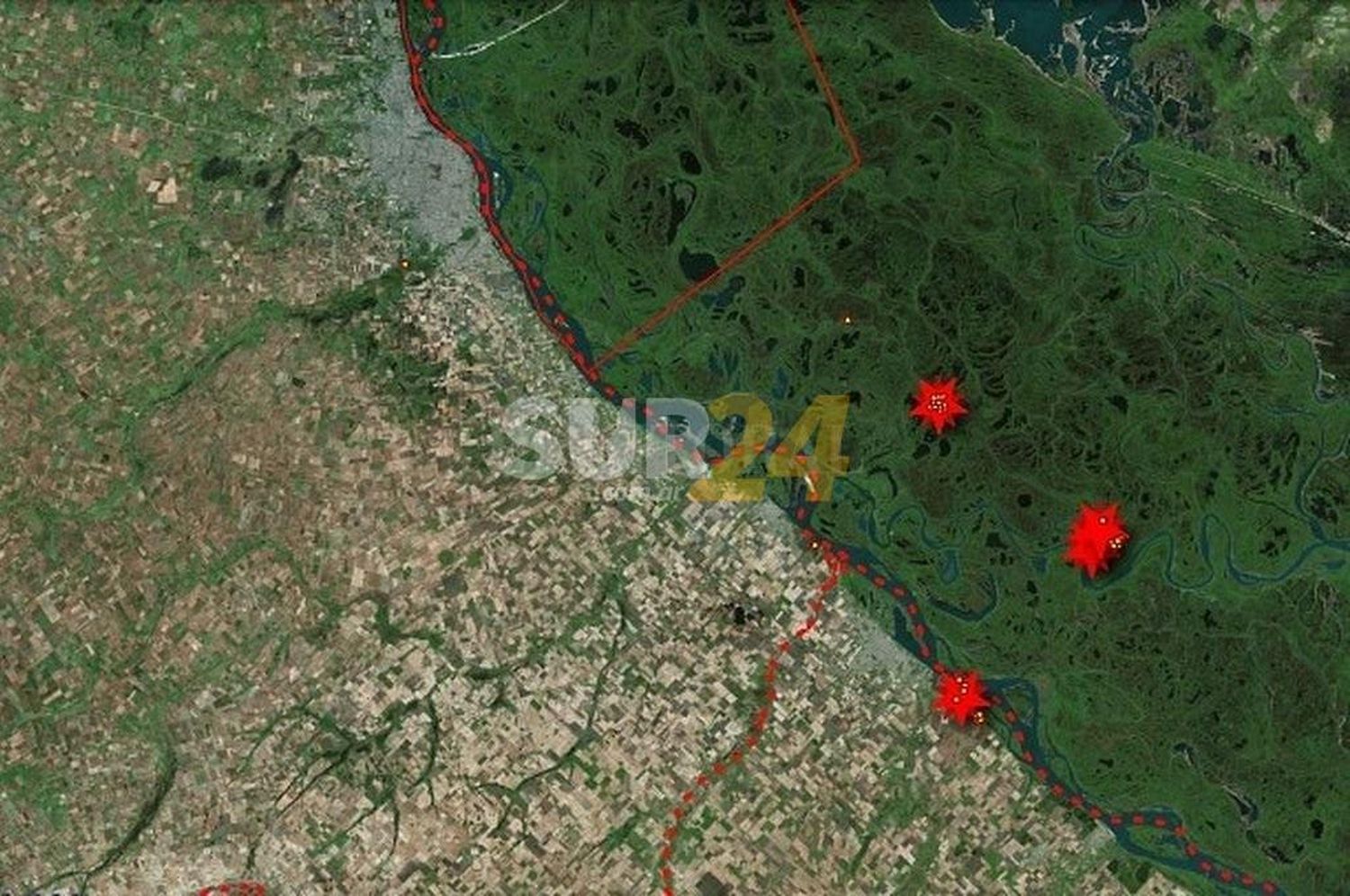 Quemas, otra vez: volvería el humo al sur santafesino y no se esperan lluvias