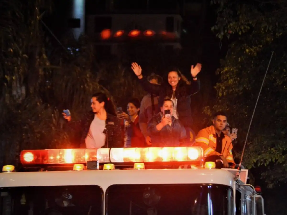 Una multitud recibió a Florencia Bonsegundo en Morteros