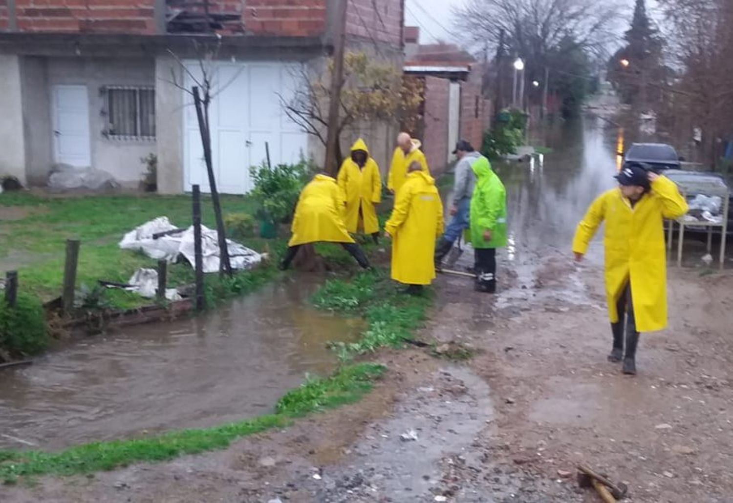 La Municipalidad activó un fuerte operativo en las zonas afectadas.