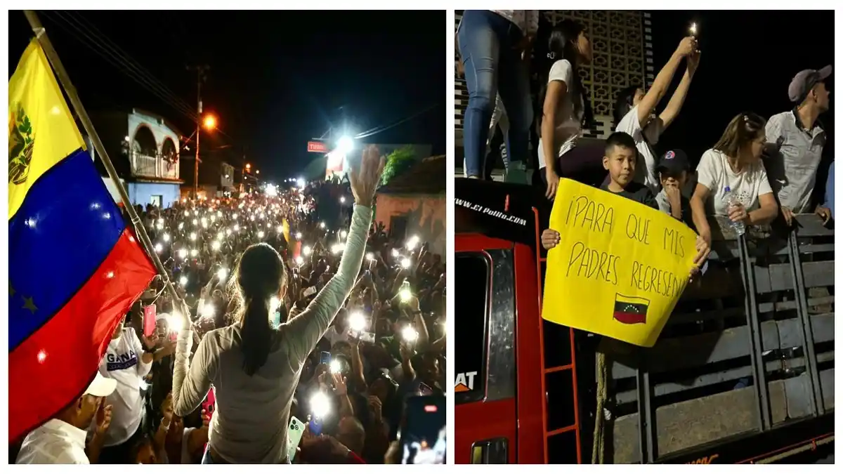 ¡MARÍA CORINA lo hace otra vez! «Hemos construido algo poderoso … una nueva sociedad» (+Fotos y videos)