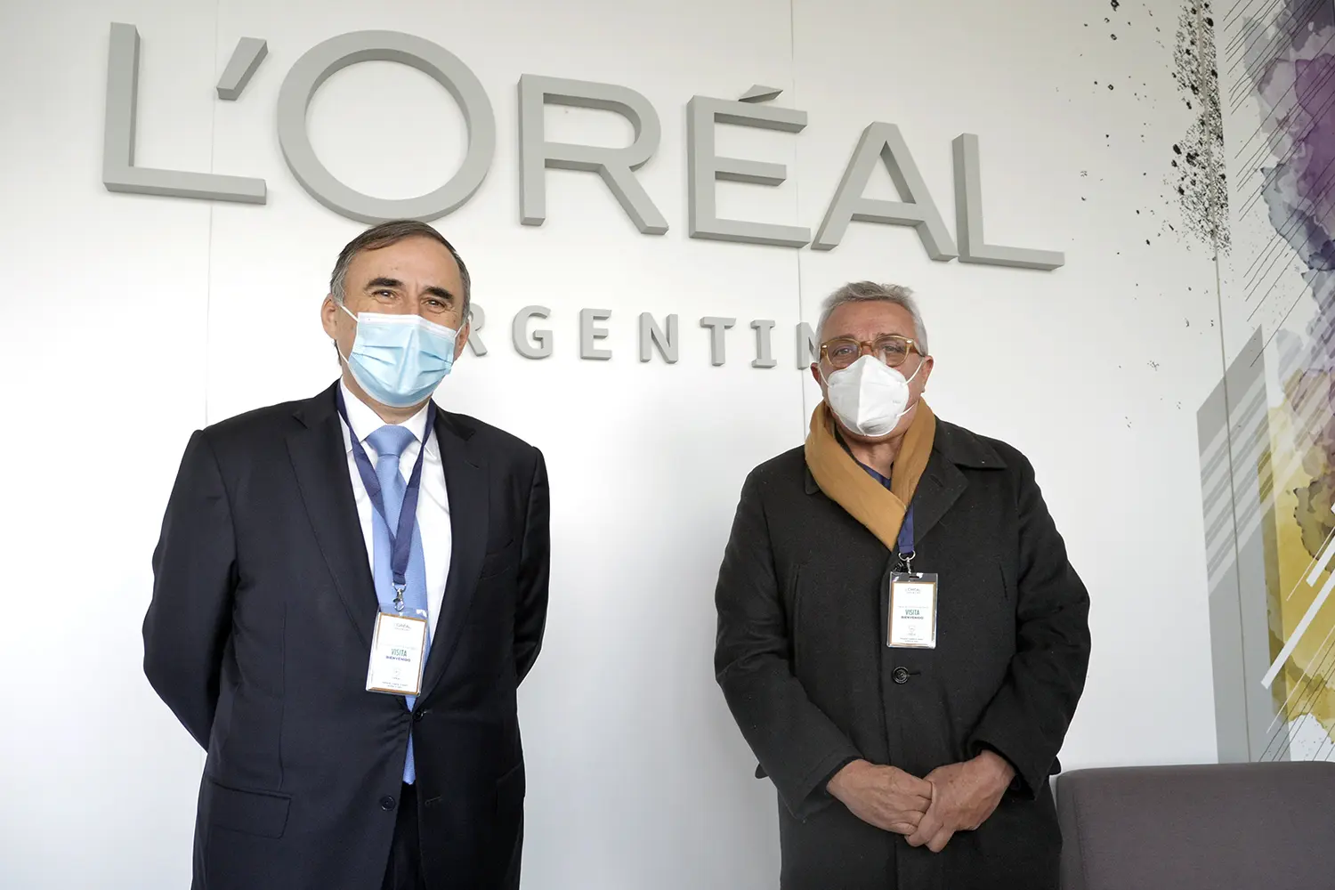 Tigre: Zamora recorrió la planta de L’Oreal y destacó el compromiso social y ambiental de la empresa
