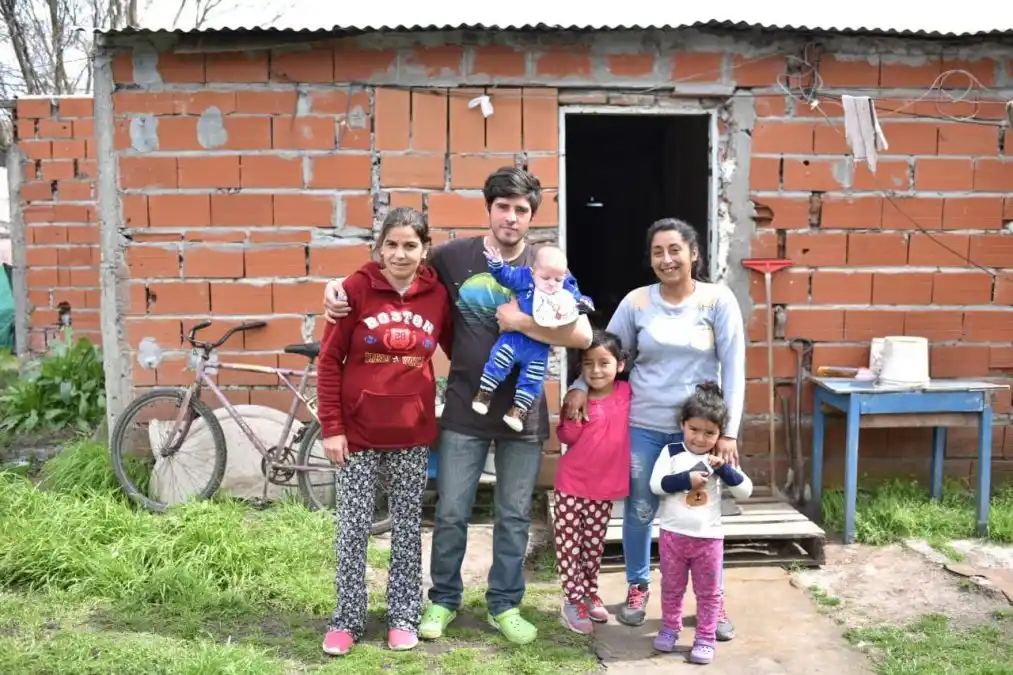 Estas dos familias tienen sus vivienda en una parte del terreno que pertenece a la Municipalidad 