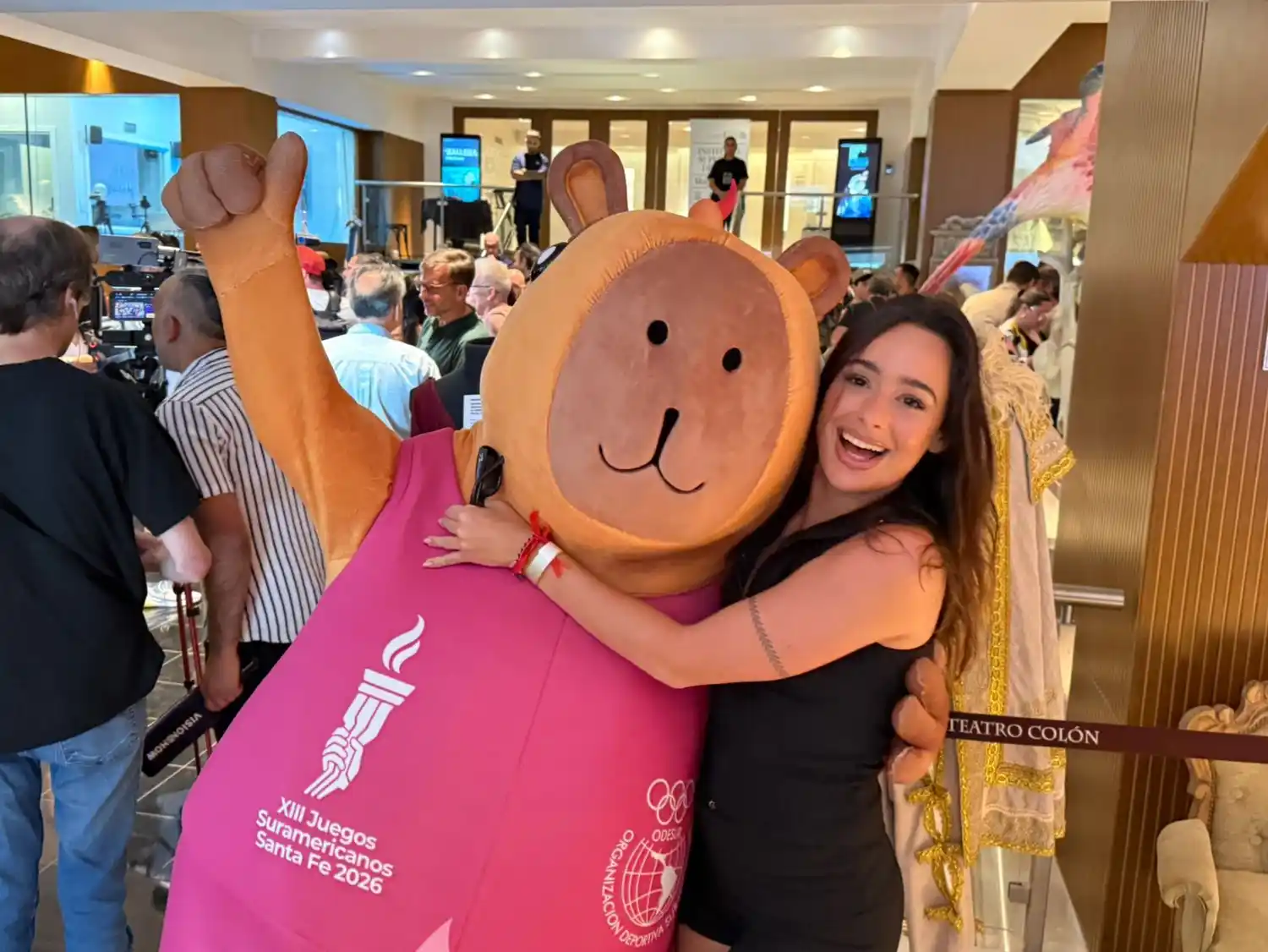 Capi en el lanzamiento de la temporada marplatense