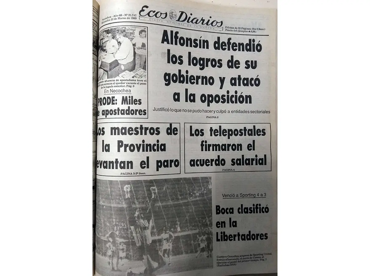 Miércoles 22 de marzo de 1989