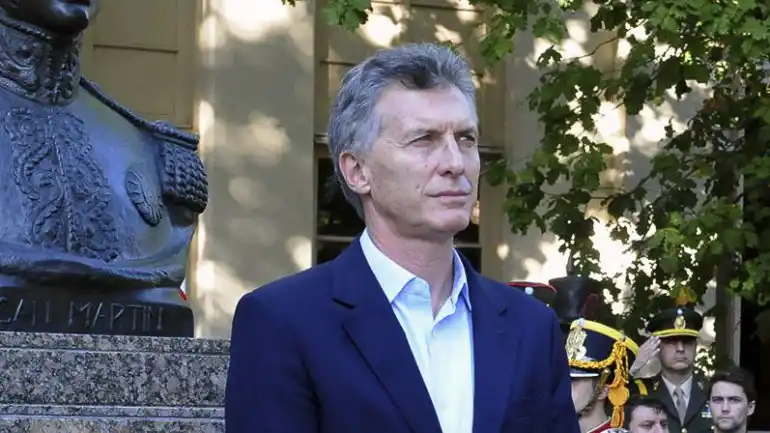 Macri encabeza acto en una escuela de San Miguel del Monte 