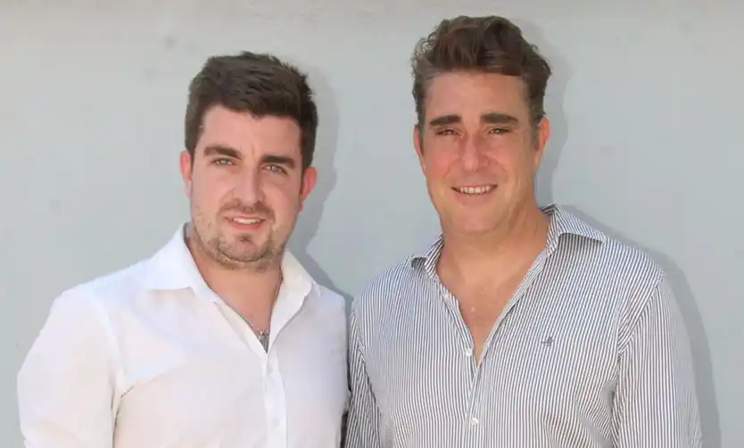 Andrés Genna junto a Javier Iguacel.