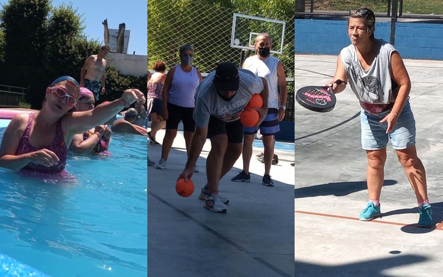 Unos 50 adultos participan de la Escuela de Verano de la Dirección de Deportes