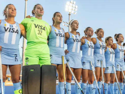 Las Leoncitas y un debut con goleada 13 a 0 en el Mundial U21.Foto:CAH