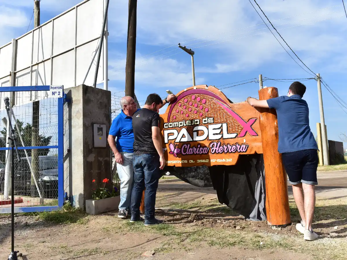 Antártida estrenó nuevas canchas de pádel