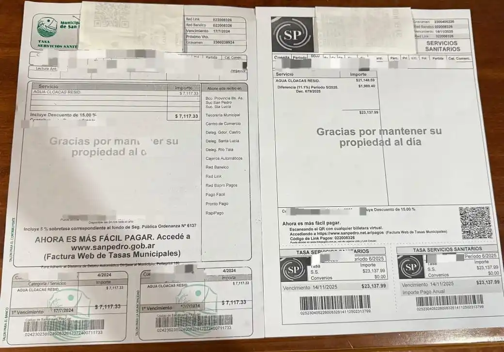 Polémica por el aumento de las tasas municipales: «Uno se entera cuando llega la factura de pago»