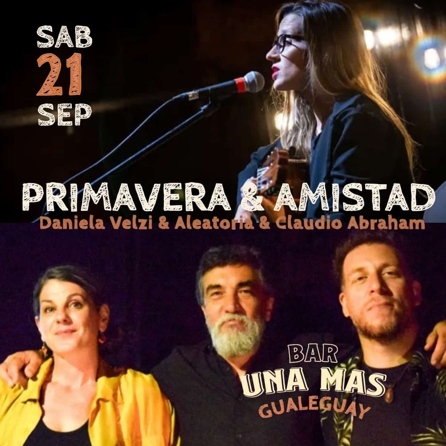 Este sábado se podrá disfrutar de una interesante propuesta musical.