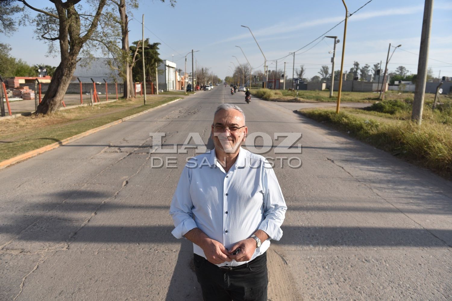 Alcides Calvo en el Camino Interprovincial