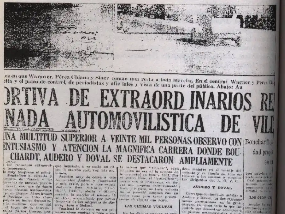 Un recuerdo que asombra: la multitudinaria carrera de 1939 en Crespo