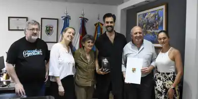 Crespo reconoció al artista Daniel Wendler como “personalidad destacada de la cultura”