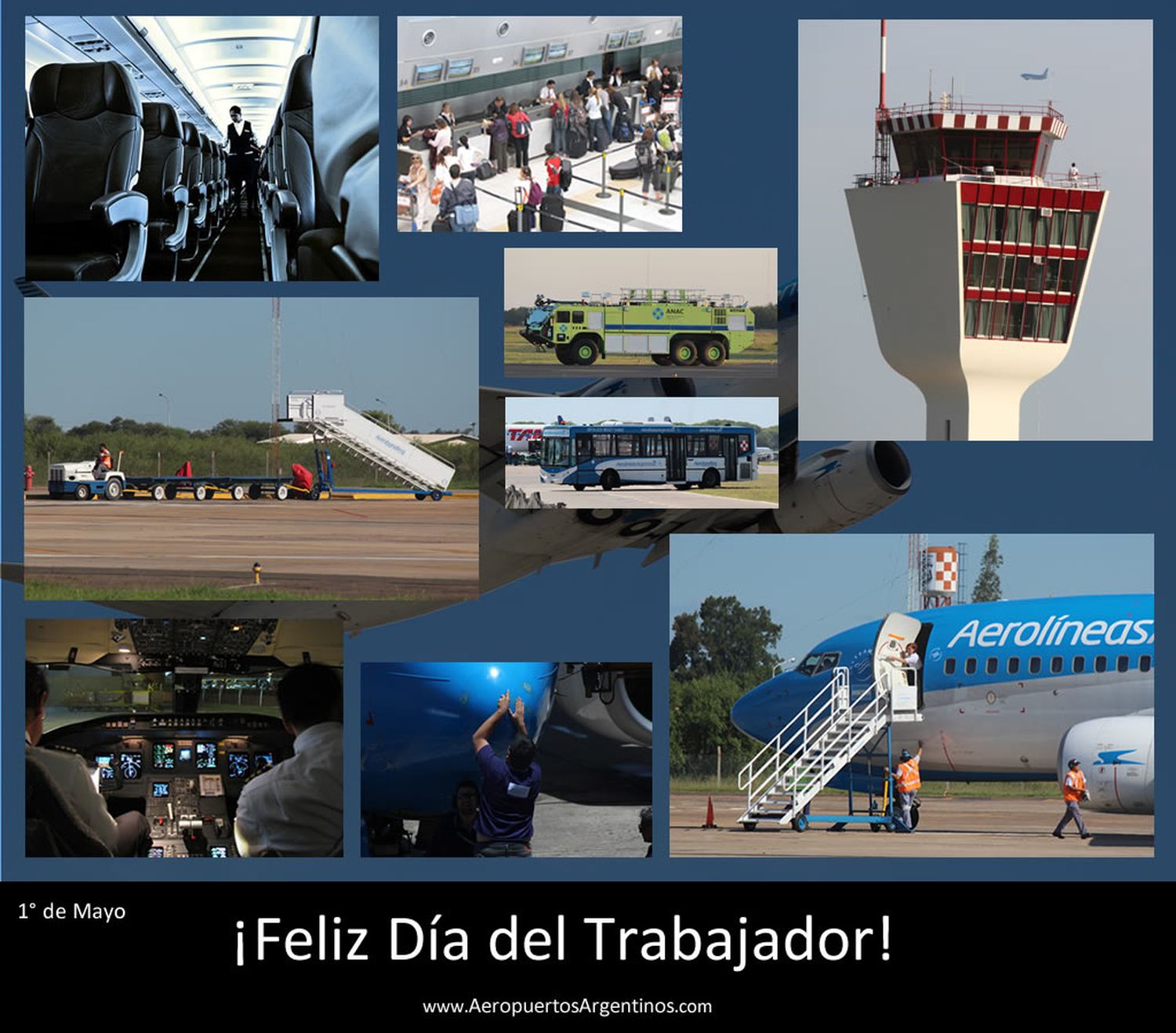 ¡Feliz día del Trabajador, Aeronáuticos!