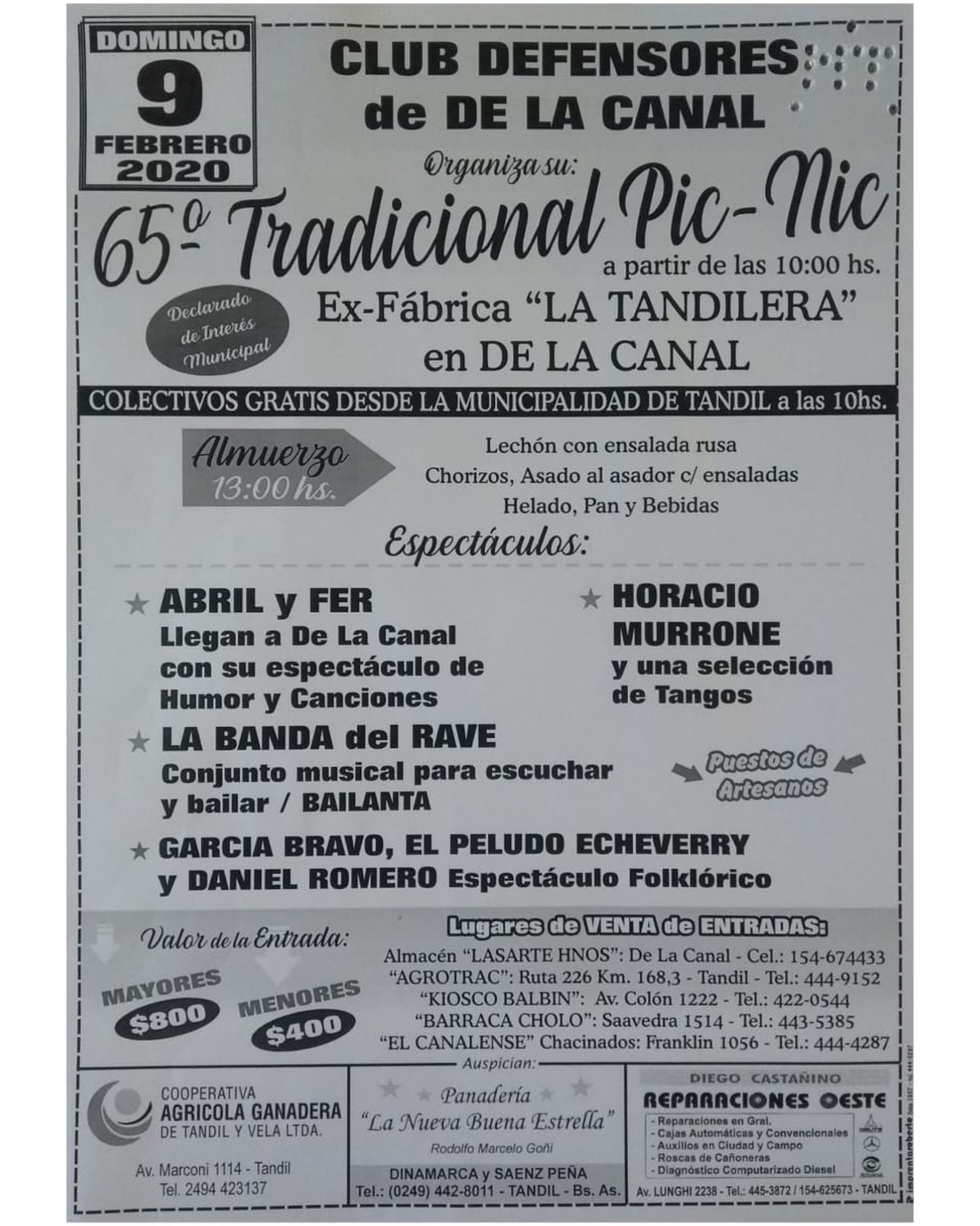 Llega una nueva edición del tradicional pic nic de De la Canal