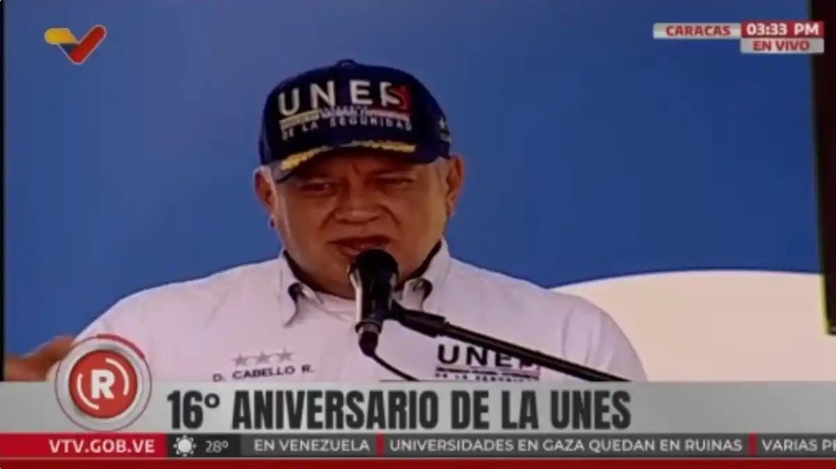 Policía que deshonre el uniforme será expulsado sin contemplación, advierte Diosdado Cabello