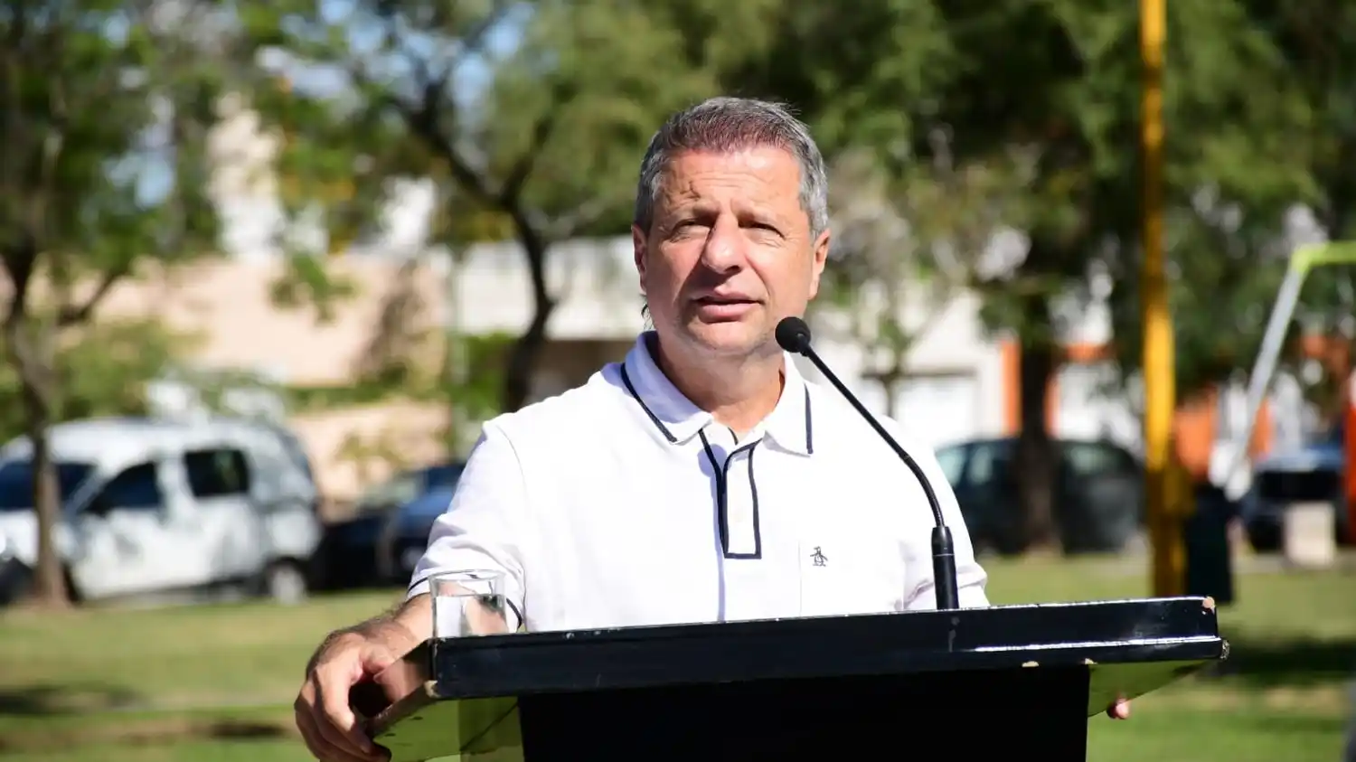 Bernarte en el acto del dia del trabajador del 1 de mayo