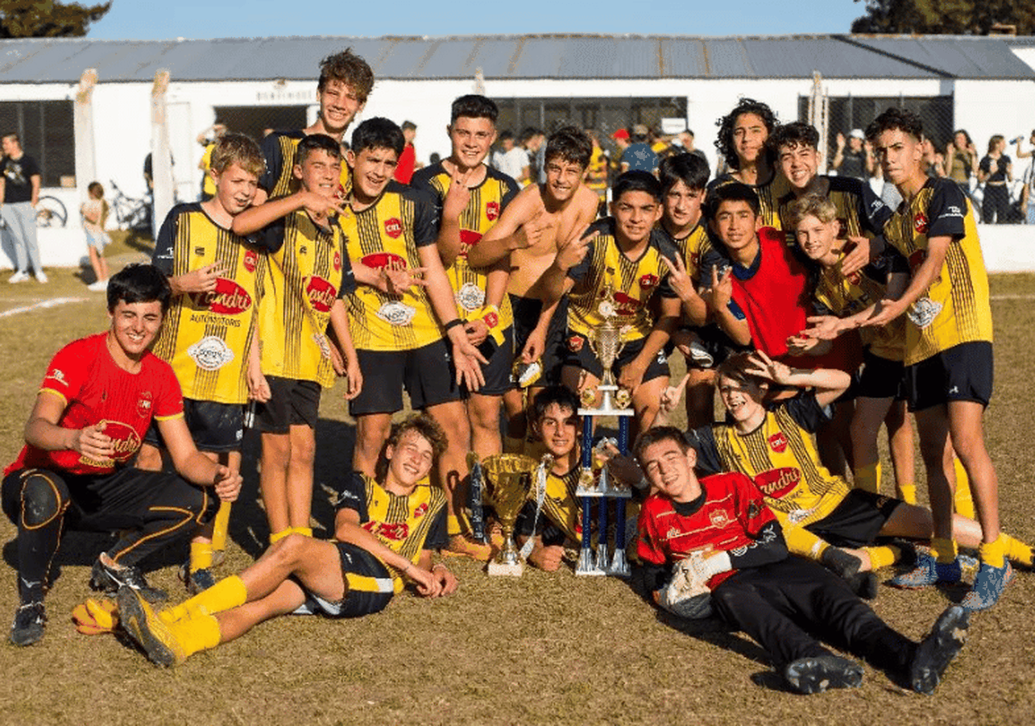 La Sub 15 de Recreativo Libertador festejó el bicampeonato