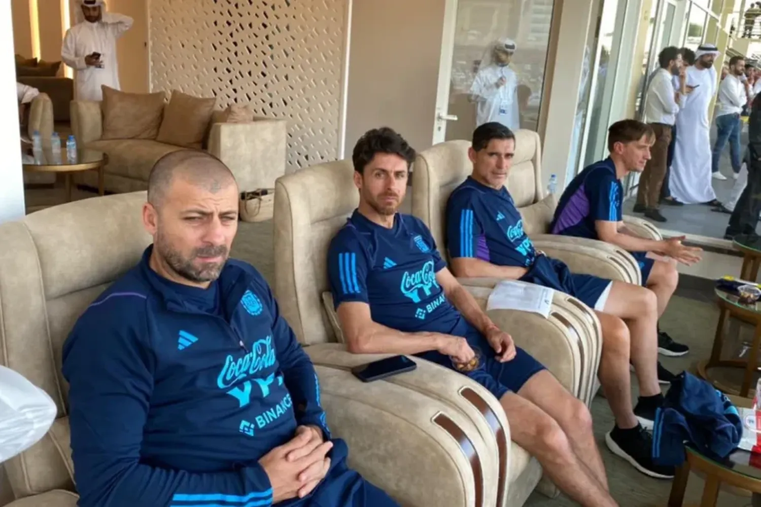 Scaloni fue a ver a Arabia Saudita, primer rival de la Selección Argentina
