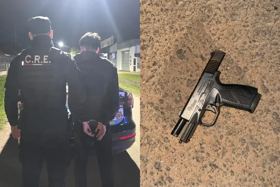 Detenido en parque Casas.