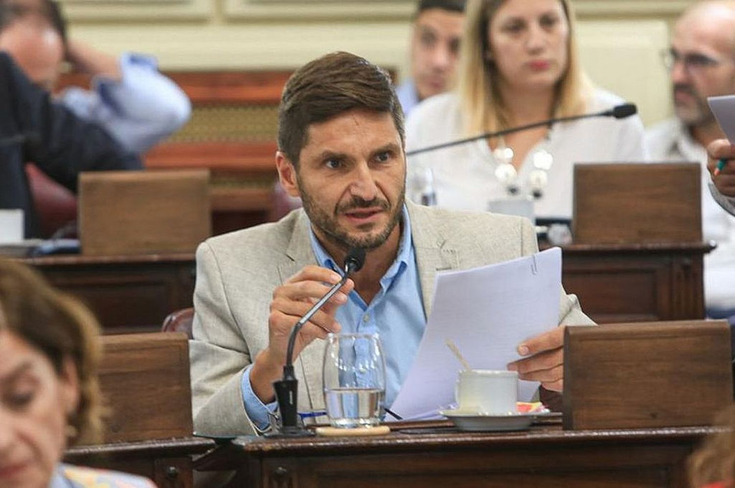 Pullaro pide bono extraordinario para pensiones Ley 5110