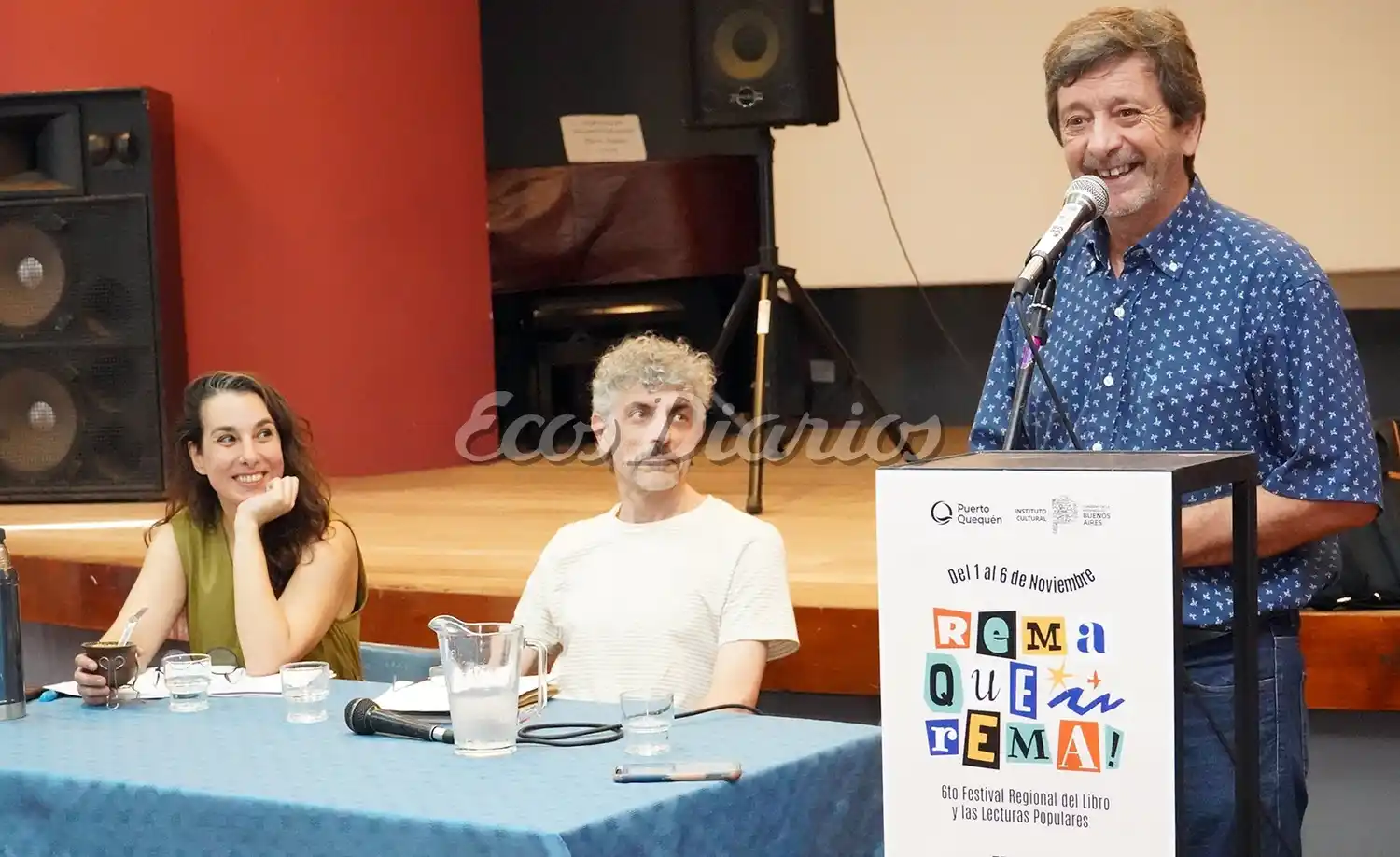 Presentación Franco junto a Ximena Talento y Guillermo Korn