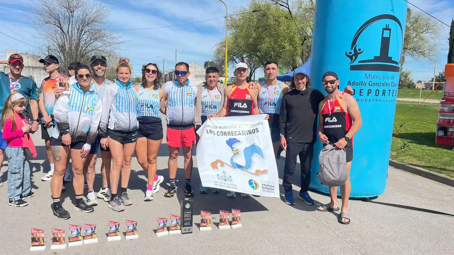 Gran tarea de los Correcaminos en Chaves en 5k y 10k de Huracán Ciclista 