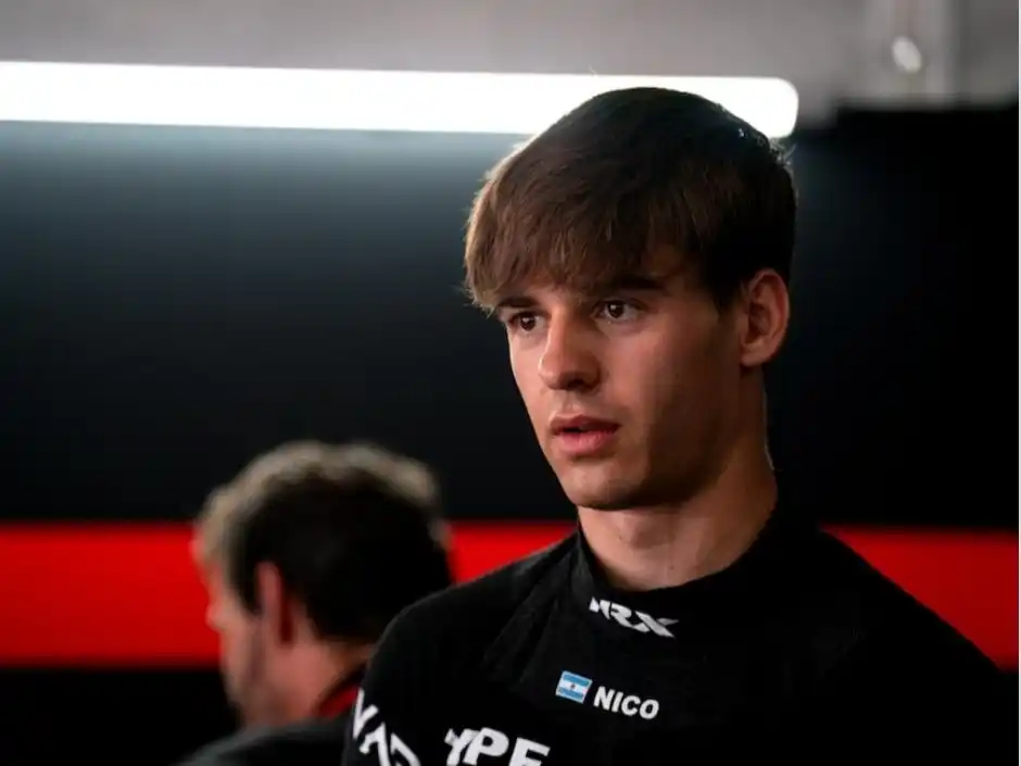 Nico Varrone terminó 13° tras un toque y sanción en la F2 en Miami.Foto: Redes