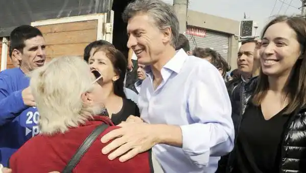 Elecciones 2015: Macri acompañó a Vidal en su recorrida por Moreno