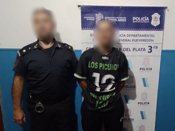 Violó una orden de restricción y fue detenido