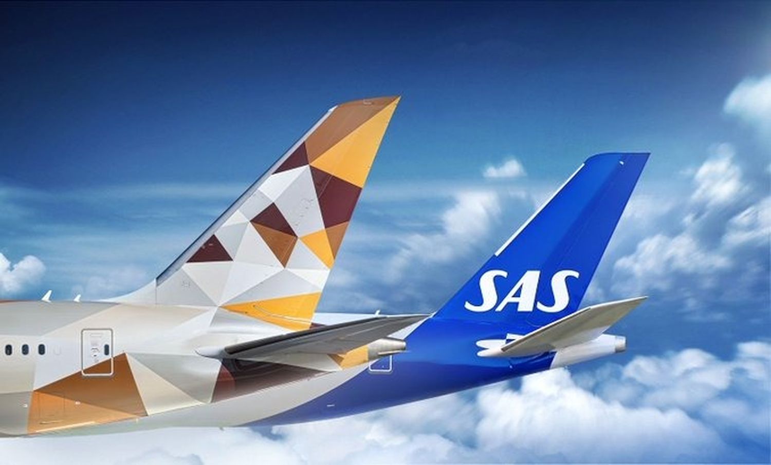 Etihad Airways y SAS inician una asociación de código compartido