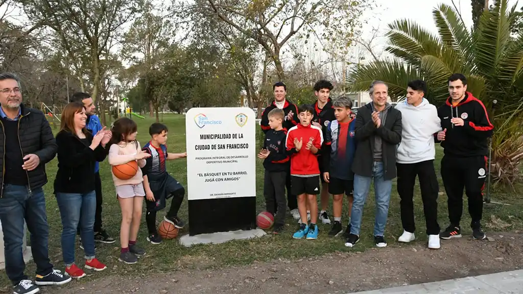 Canchad de básquet 3x3 en barrio El Prado
