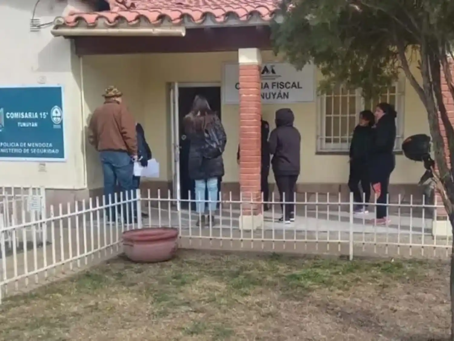 Comisaría en el barrio La Tablada de Mendoza