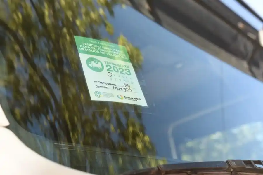 Identificación de transportes de residuos habilitados