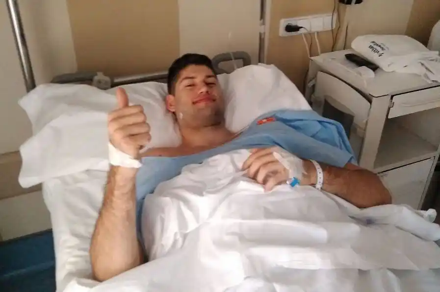 Garino fue operado con éxito