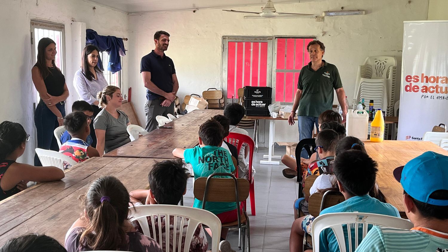 Visita de APRECOD a la escuela de verano en San Vicente