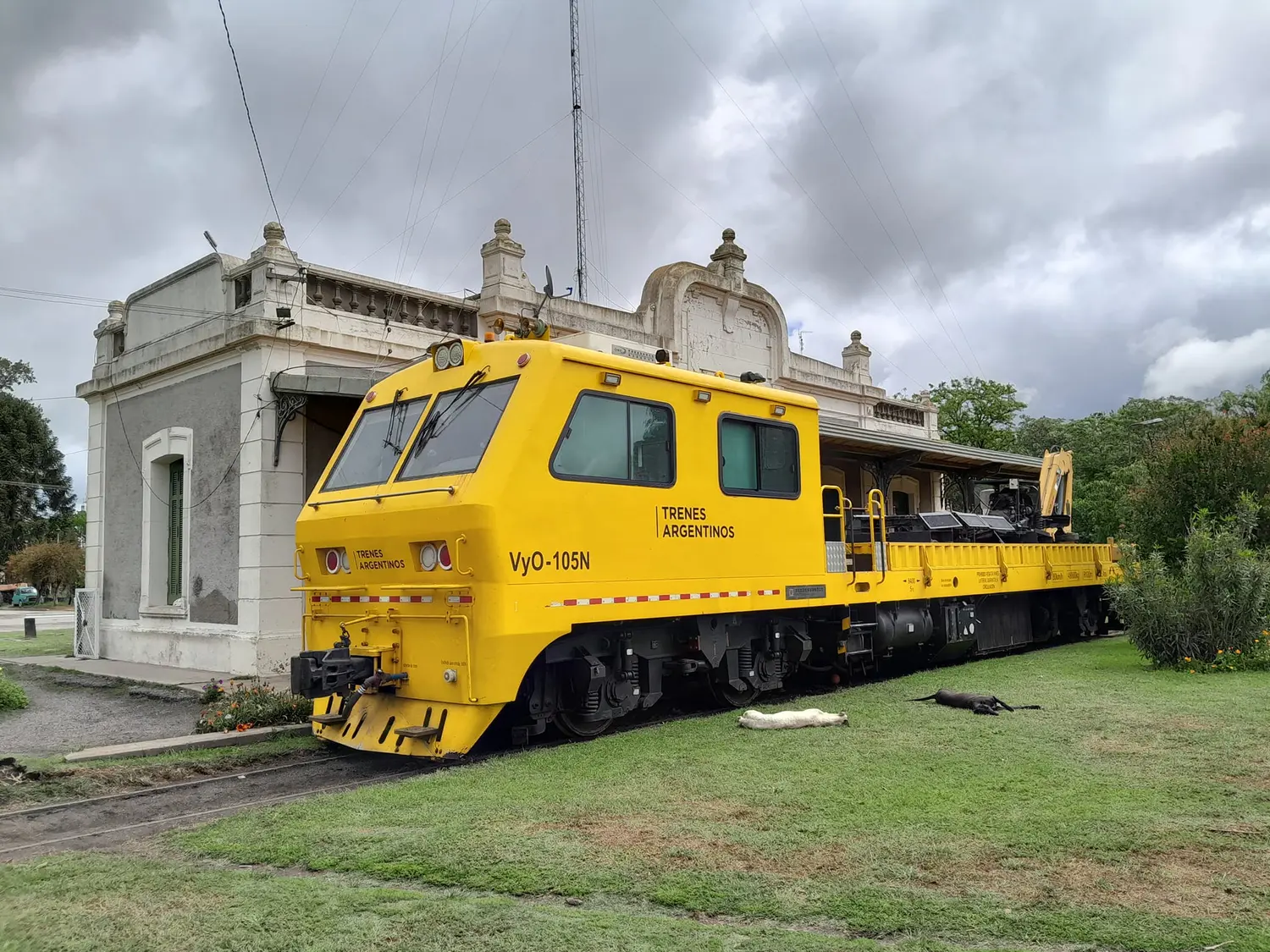 Camión Vial en Tres Sargentos (Foto: FM La Vieja Estación)
