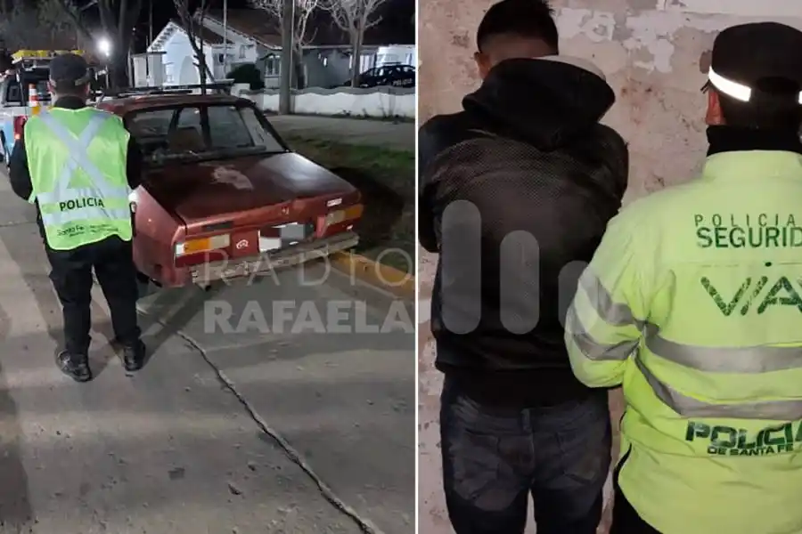 Lo detuvieron en un control de tránsito y admitió haber robado un Renault 12 a la salida de la FINACO