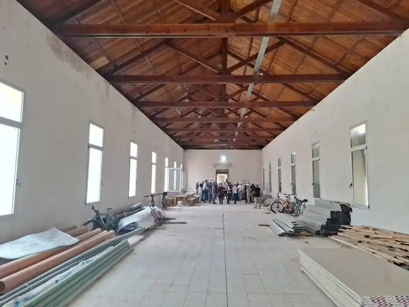 La obra avanza a buen ritmo en el barrio Gutiérrez.