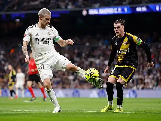 Mastantuono fue titular en el triunfo del Real