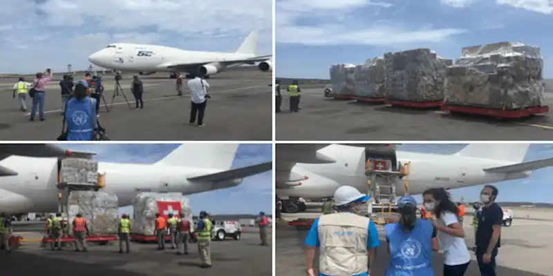 Venezuela recibe 20 toneladas de ayuda humanitaria por  acuerdo con la OPS