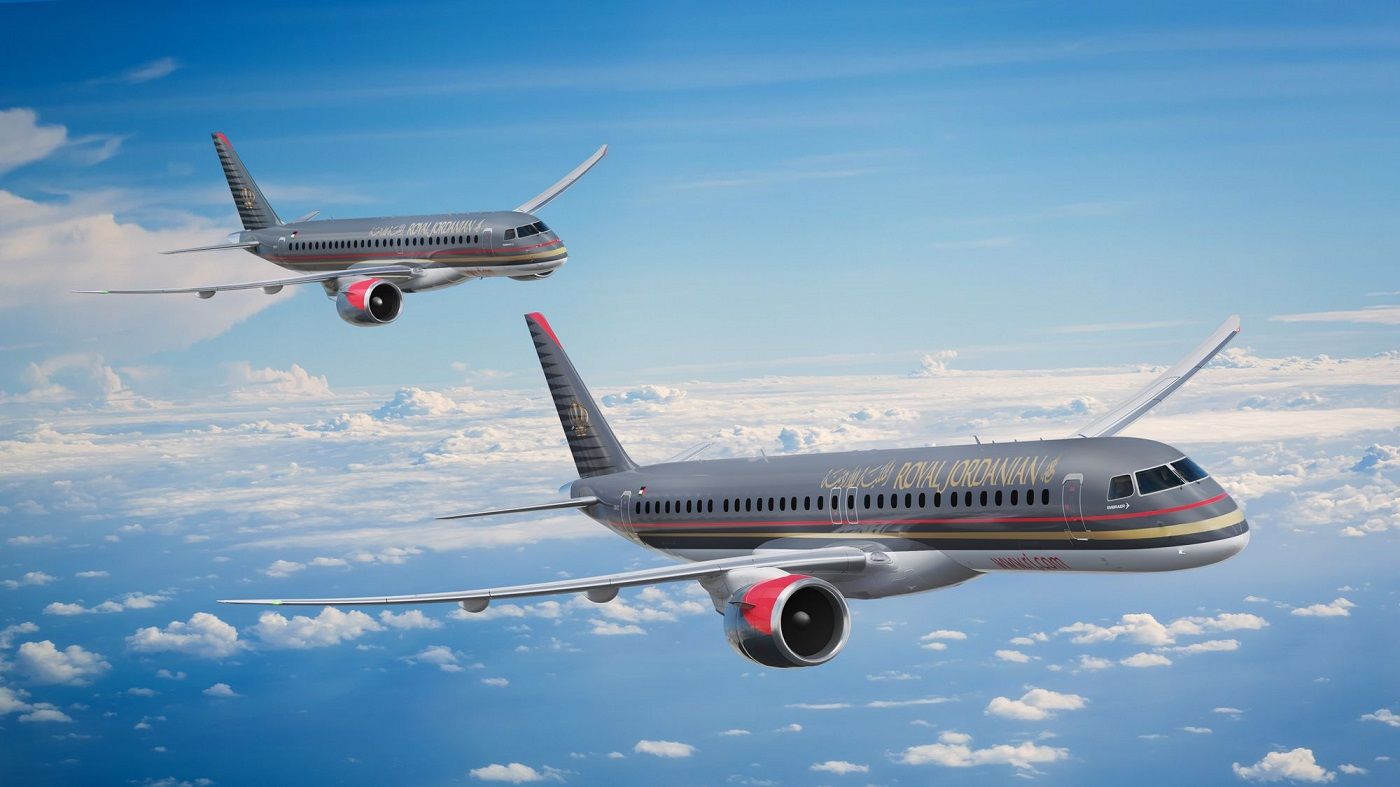 Royal Jordanian – Embraer E190-E2 – E195-E2