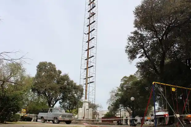 Espacio accesible: Retoman las obras en la Plaza Belgrano 