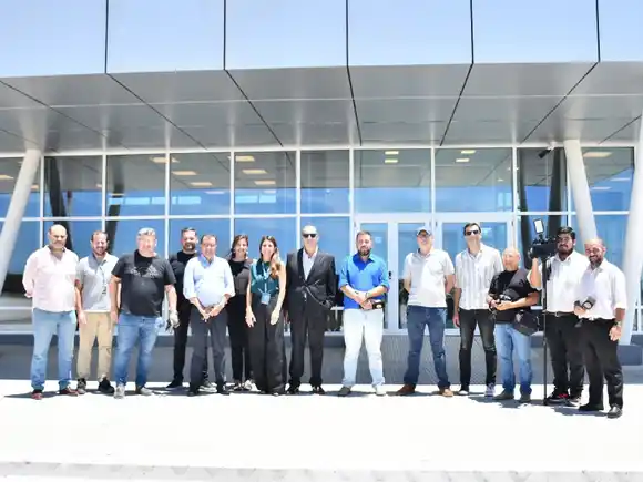 Medios de comunicación recorrieron el Aeropuerto de Concordia