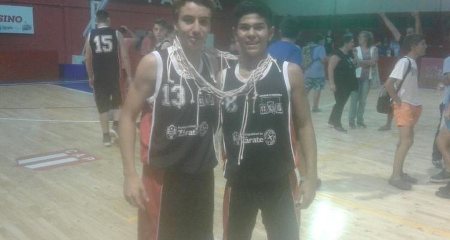 Con Alejo Mitidieri y Tomás Nakama, Zárate-Campana se clasificó al Provincial U15