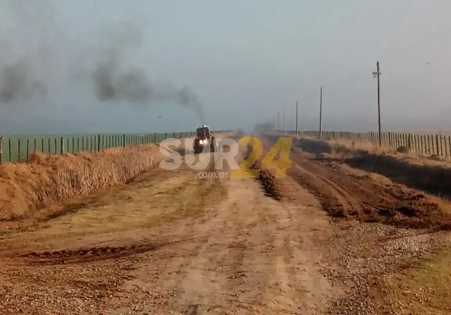 El Gobierno de Venado Tuerto continúa los trabajos de recuperación de caminos rurales