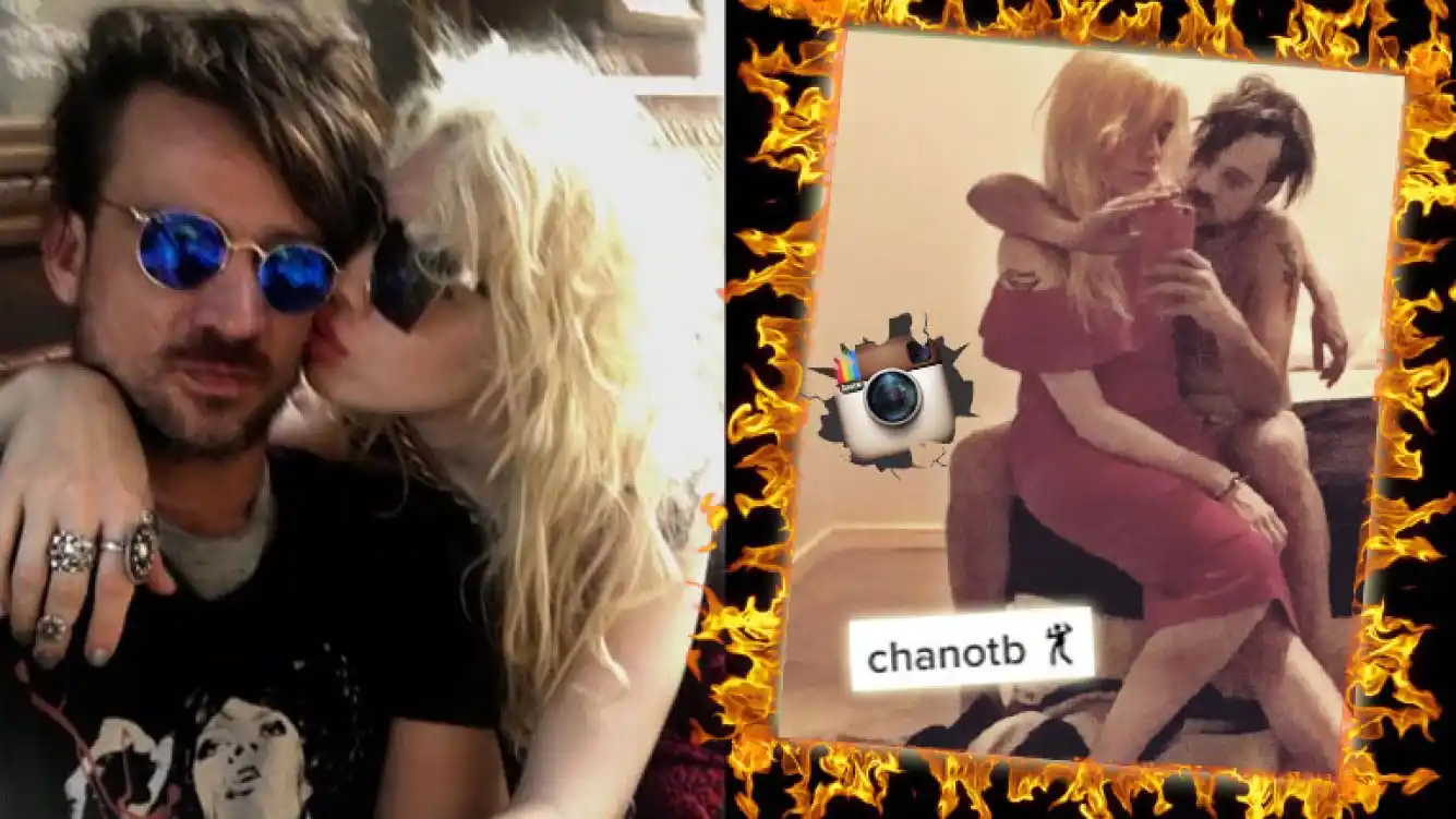 La selfie hot de Chano ¿desnudo? con Millita Bora en su regazo