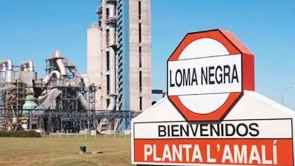 Planta principal de Loma Negra.