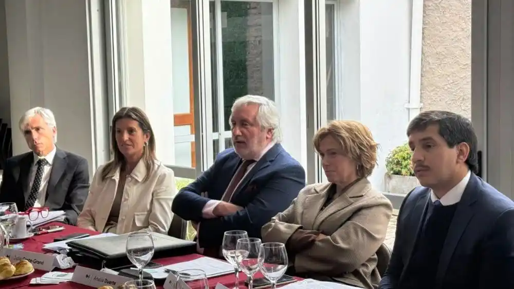 Conte-Grand. El procurador Conte-Grand en la reunión de este viernes en el Colegio de Magistrados